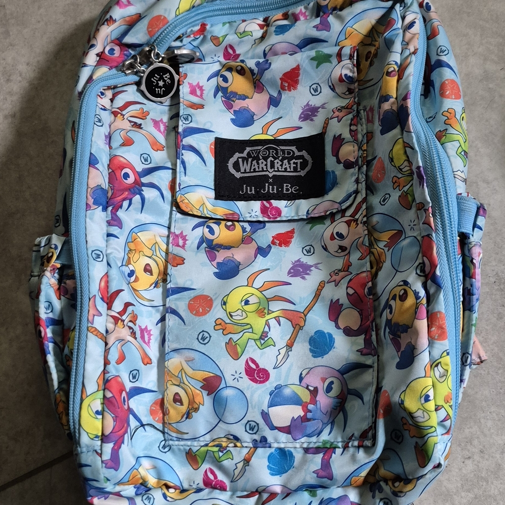 Ju-Ju-Be World of Warcraft Kids Backpack Or Small Diaper Bag!
